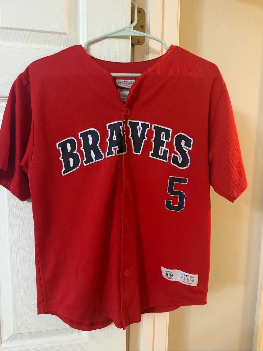 Braves Red Women’s Baseball Jersey Freddie Freeman